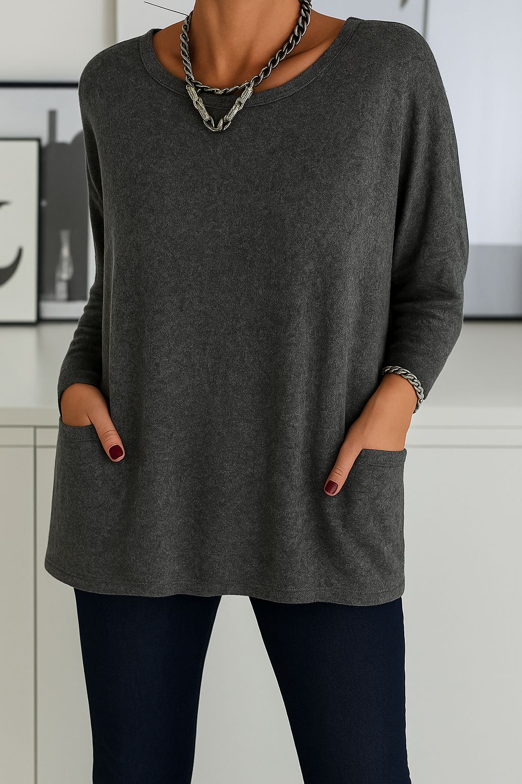 Ivendra – Miękki i elegancki top