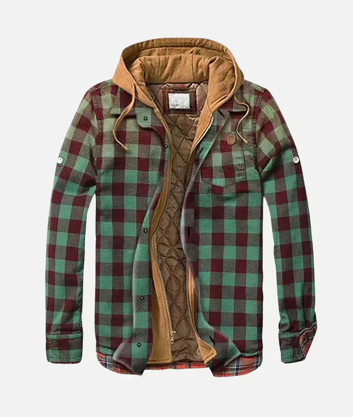 Gabriel™ | Kurtka patchwork w kratę