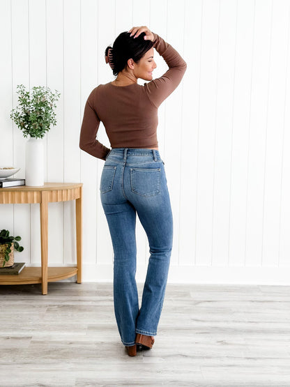 🍂Święty Graal Spodnie Bootcut z odkrytym brzuchem👖💥Oferta czasowa: 50% zniżki na zamówienia