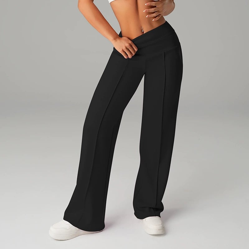 ⌛ Tylko 3 dni – 50 % na wszystko! ⏰ 50.000+ SPRZEDANE!💕 Damskie jednokolorowe szerokie spodnie typu straight-leg