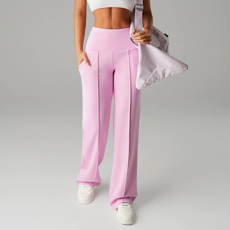 ⌛ Tylko 3 dni – 50 % na wszystko! ⏰ 50.000+ SPRZEDANE!💕 Damskie jednokolorowe szerokie spodnie typu straight-leg