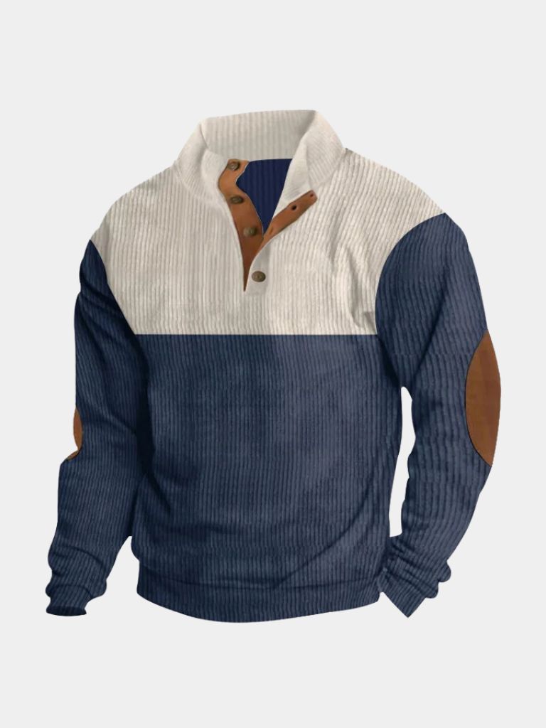Sweter retro z kordurowej tkaniny Robles.