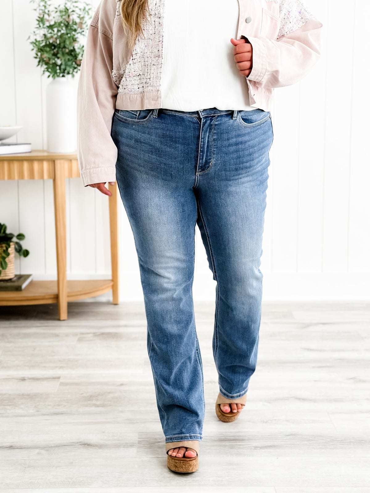 🍂Święty Graal Spodnie Bootcut z odkrytym brzuchem👖💥Oferta czasowa: 50% zniżki na zamówienia