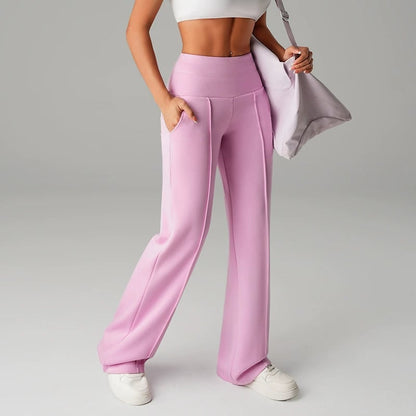 ⌛ Tylko 3 dni – 50 % na wszystko! ⏰ 50.000+ SPRZEDANE!💕 Damskie jednokolorowe szerokie spodnie typu straight-leg