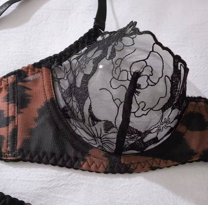 Calliope -  Komplet bielizny Leopard Allure (5 elementów)