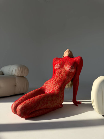 Blythe - Zmysłowe koronkowe bodystocking