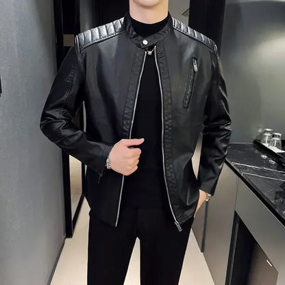 Maciej - Elegancka kurtka skórzana