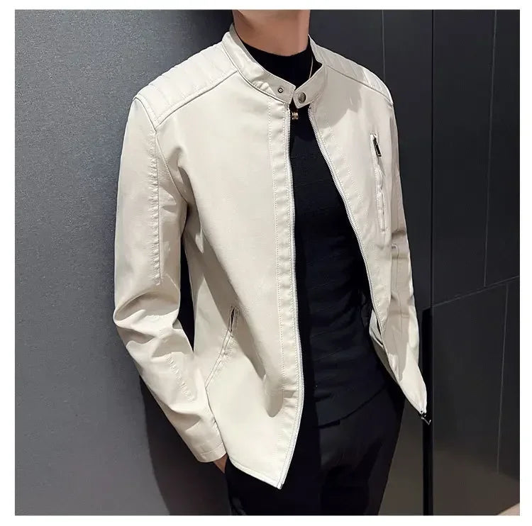 Maciej - Elegancka kurtka skórzana
