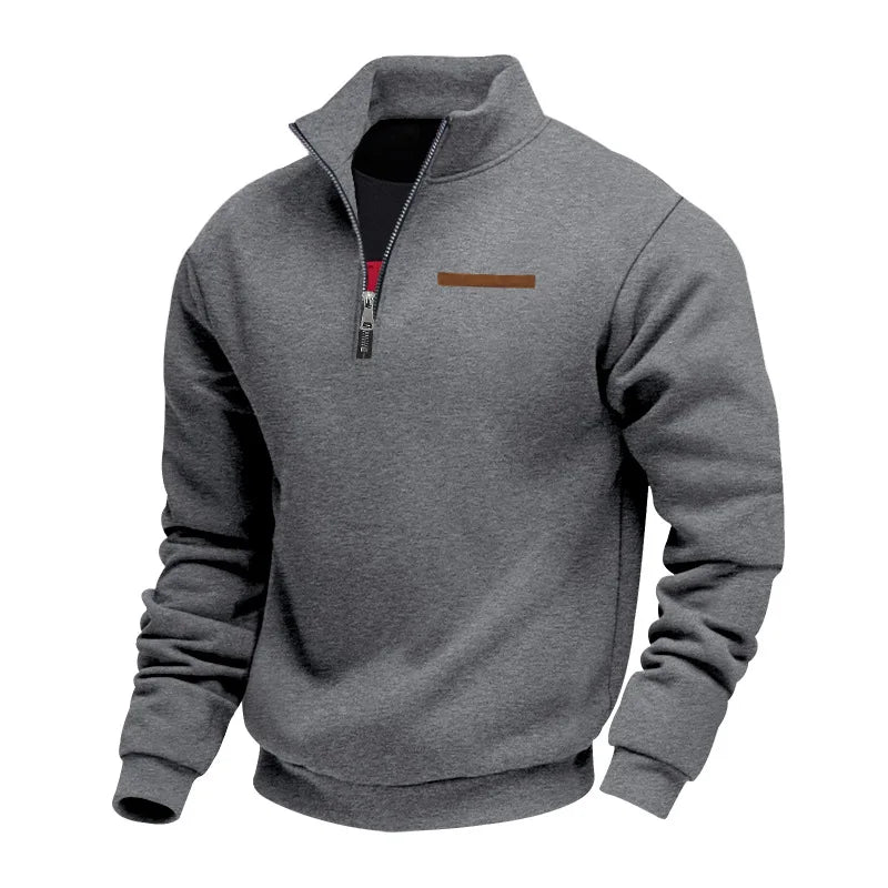 Rafael – Bluza Premium Half-Zip z miękkiego polaru