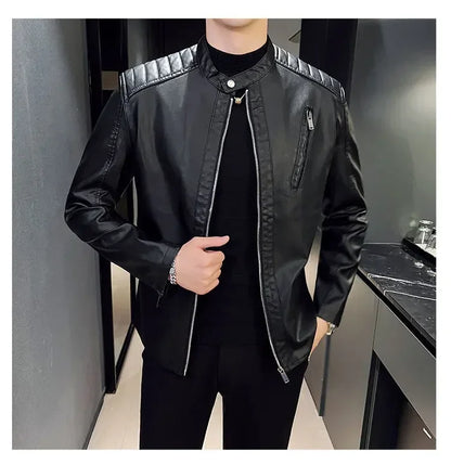 Maciej - Elegancka kurtka skórzana
