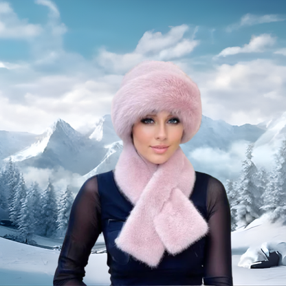 Katinka I Perfekcyjny zestaw: zimowy szalik i pluszowa czapka - duet ciepła na mroźne dni