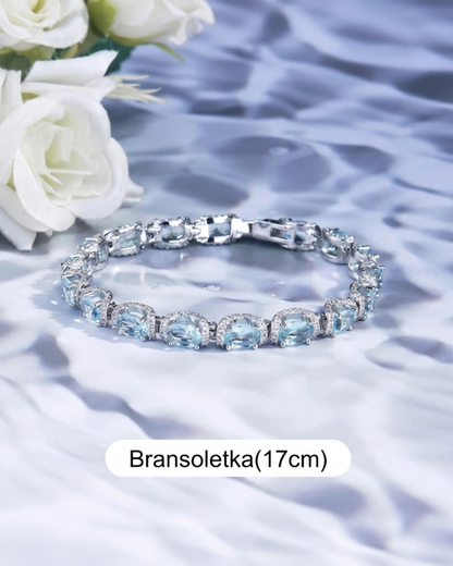 Carla I Pełny diamentowy pierścionek w kolorze granatowym