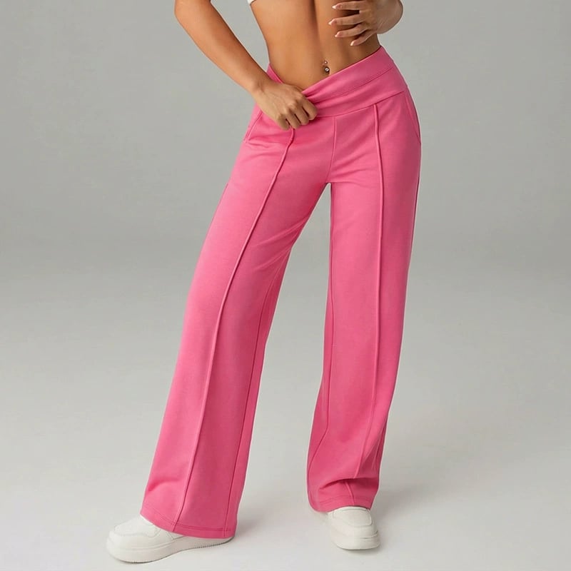 ⌛ Tylko 3 dni – 50 % na wszystko! ⏰ 50.000+ SPRZEDANE!💕 Damskie jednokolorowe szerokie spodnie typu straight-leg