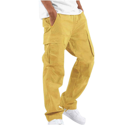 Męskie spodnie cargo o szerokim kroju