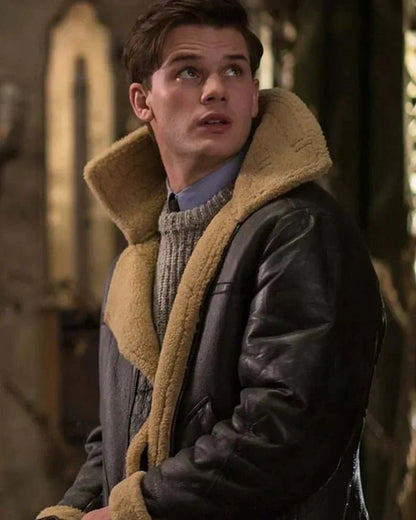 MAVERICK | Kurtka skórzana pikowana.