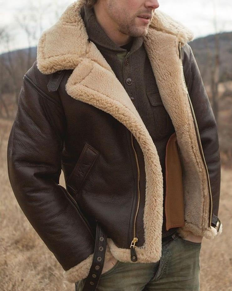 MAVERICK | Kurtka skórzana pikowana.