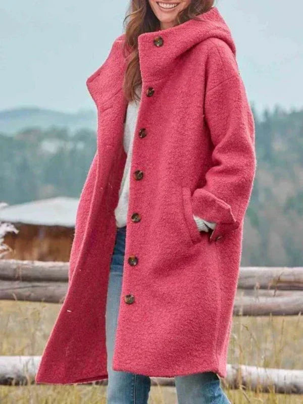AMELIE: elegancka długa kurtka zimowa