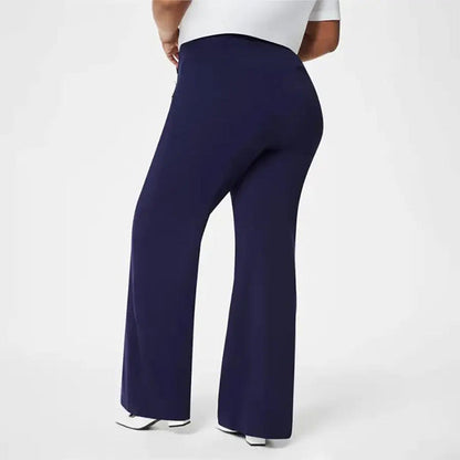 💥50% zniżki💖 Spodnie damskie plus size z wysokim stanem i szerokimi nogawkami