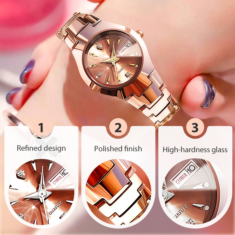 ⌚Elegancki wodoodporny zegarek damski - Najpiękniejszy prezent🎁