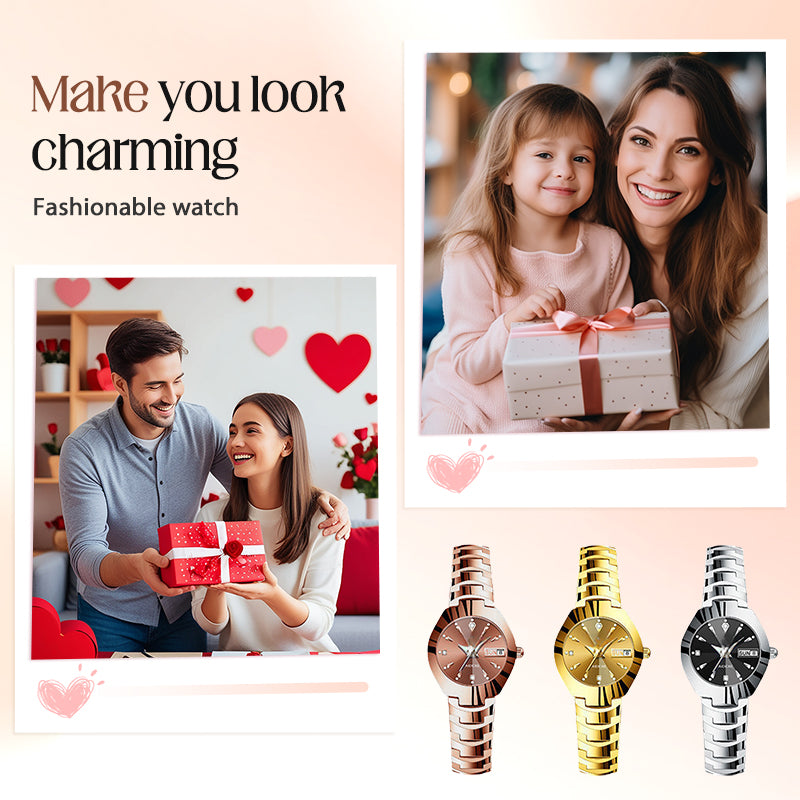 ⌚Elegancki wodoodporny zegarek damski - Najpiękniejszy prezent🎁