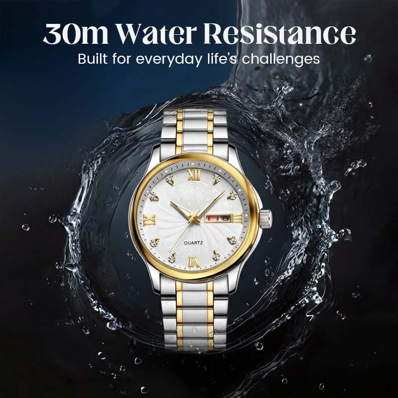 🔥Świąteczna oferta specjalna: 50% zniżki!!!🔥Dwukolorowy, wodoodporny zegarek dla mężczyzn