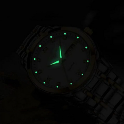 🔥Świąteczna oferta specjalna: 50% zniżki!!!🔥Dwukolorowy, wodoodporny zegarek dla mężczyzn