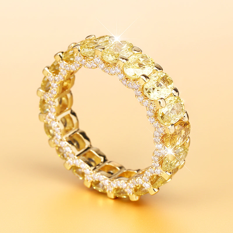 💎  50% zniżki 💍Modny pierścionek pamięciowy z błyszczącymi kamieniami cyrkoniowymi