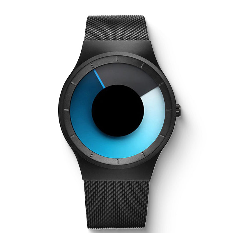 ✨🎅Oferty świąteczne – Tylko przez krótki czas!⏰Futurystyczny, minimalistyczny zegarek męski z kreatywną tarczą obrotową