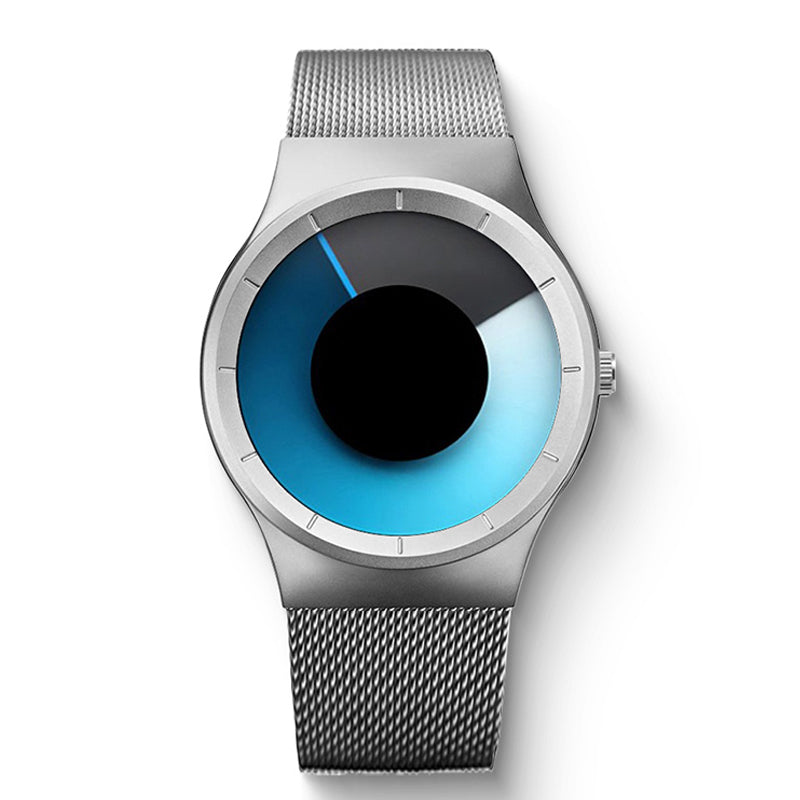 ✨🎅Oferty świąteczne – Tylko przez krótki czas!⏰Futurystyczny, minimalistyczny zegarek męski z kreatywną tarczą obrotową