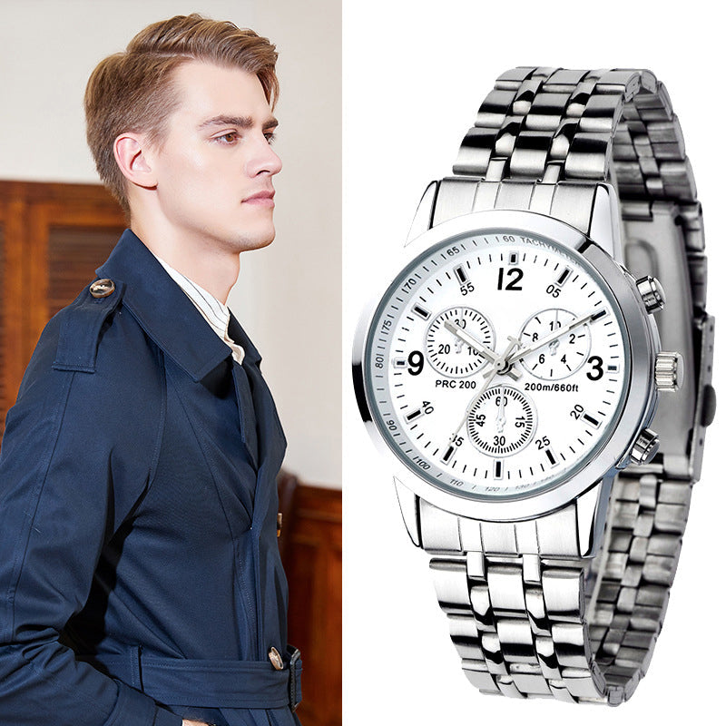 ✨🎅Oferty świąteczne – Tylko przez krótki czas!⏰Klasyczny zegarek dla par z trzema tarczami