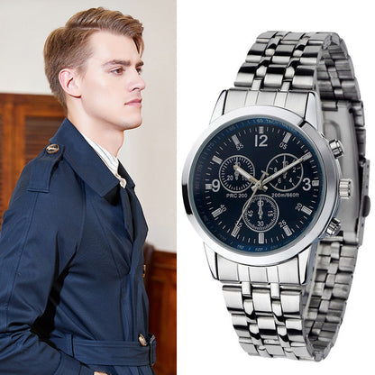 ✨🎅Oferty świąteczne – Tylko przez krótki czas!⏰Klasyczny zegarek dla par z trzema tarczami